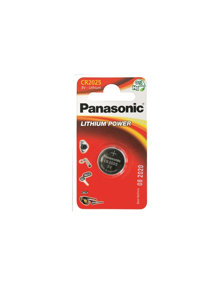 PANASONIC baterije CR-2025EL/1B Lithium Coin